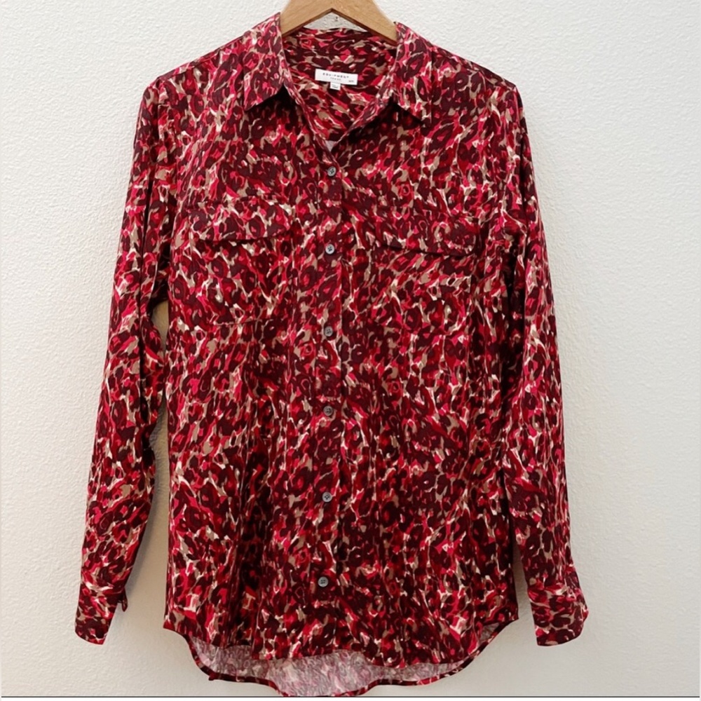 Equipment Animal Print Blouse - Picture 4 of 8